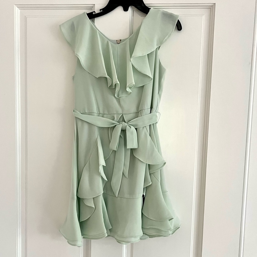 🎉 HP 🎉 NWT GB Girls Mint Green Ruffle Dress
